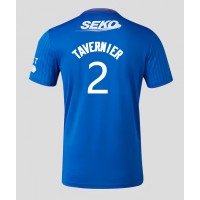 Billiga Rangers James Tavernier #2 Hemma fotbollskläder 2023-24 Kortärmad